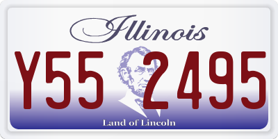 IL license plate Y552495