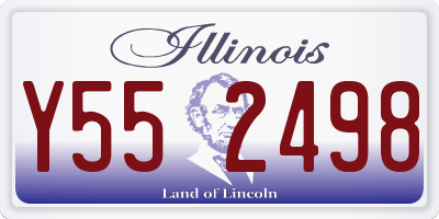 IL license plate Y552498