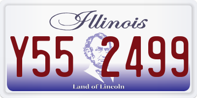 IL license plate Y552499