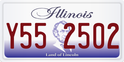IL license plate Y552502