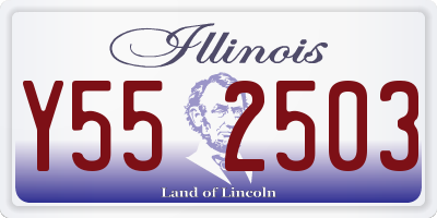 IL license plate Y552503