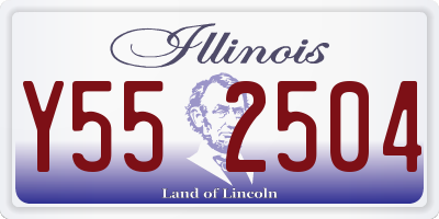 IL license plate Y552504