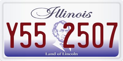 IL license plate Y552507