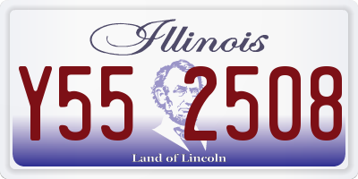 IL license plate Y552508