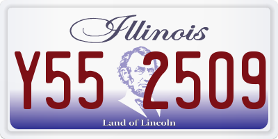 IL license plate Y552509
