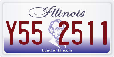 IL license plate Y552511