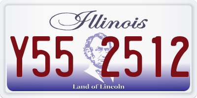 IL license plate Y552512