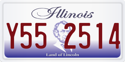 IL license plate Y552514