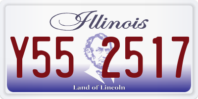 IL license plate Y552517
