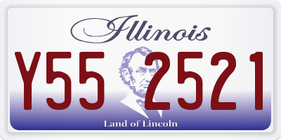 IL license plate Y552521