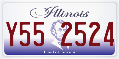 IL license plate Y552524