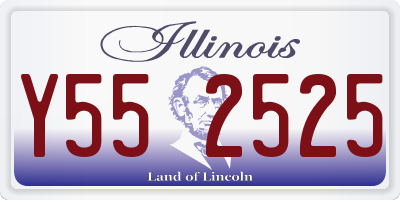 IL license plate Y552525