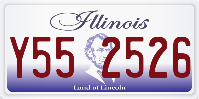 IL license plate Y552526