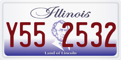 IL license plate Y552532