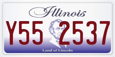 IL license plate Y552537