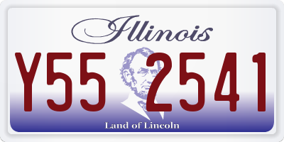 IL license plate Y552541