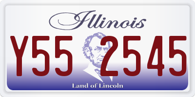 IL license plate Y552545