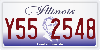 IL license plate Y552548