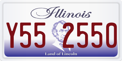 IL license plate Y552550