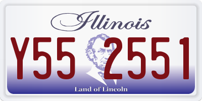 IL license plate Y552551