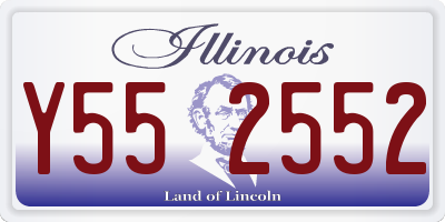 IL license plate Y552552