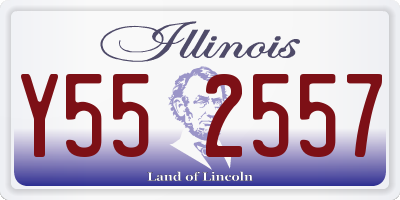 IL license plate Y552557