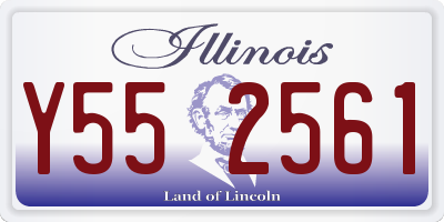 IL license plate Y552561