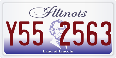 IL license plate Y552563
