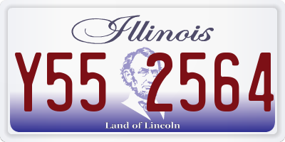 IL license plate Y552564