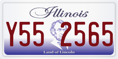 IL license plate Y552565