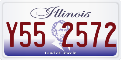 IL license plate Y552572
