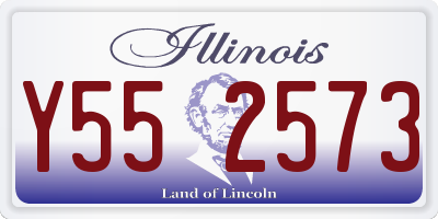 IL license plate Y552573