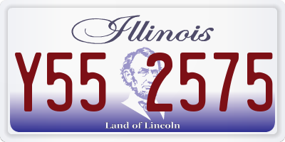 IL license plate Y552575