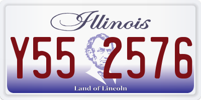 IL license plate Y552576