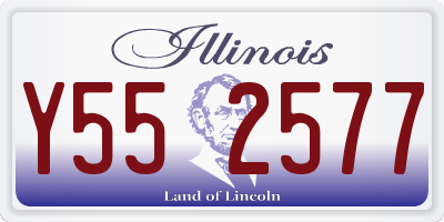 IL license plate Y552577