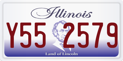 IL license plate Y552579