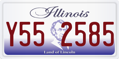 IL license plate Y552585