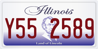 IL license plate Y552589