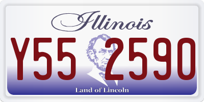 IL license plate Y552590
