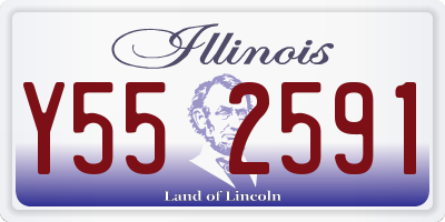 IL license plate Y552591