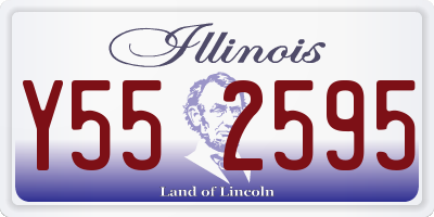 IL license plate Y552595