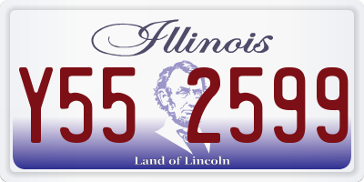 IL license plate Y552599
