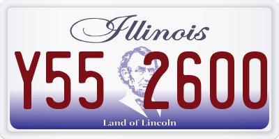 IL license plate Y552600
