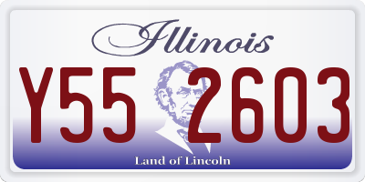 IL license plate Y552603