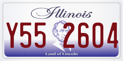 IL license plate Y552604