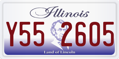 IL license plate Y552605