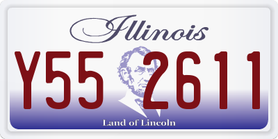 IL license plate Y552611