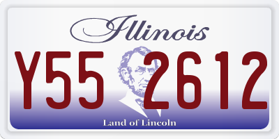 IL license plate Y552612
