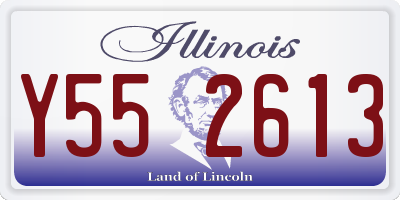 IL license plate Y552613