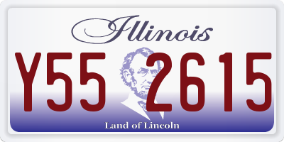 IL license plate Y552615